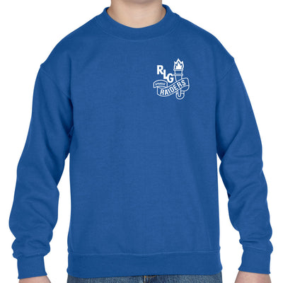 GILDAN Fleece Crew Neck Sweatshirt - YOUTH/UNISEX