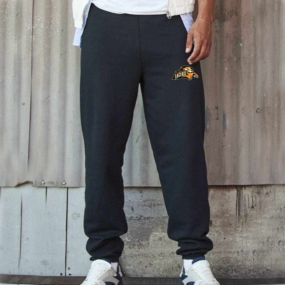 Closed Bottom Sweatpants - Black