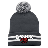 Pom Toque - Iron Grey/White