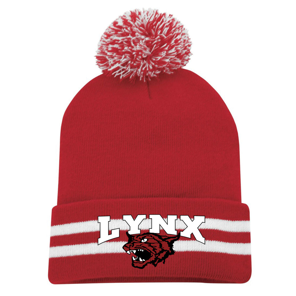 Pom Toque - Red/White