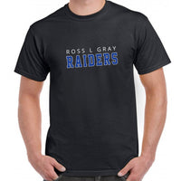 Adult Black - RLG Raiders logo