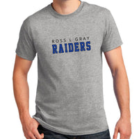 Adult Sport Grey - RLG Raiders logo