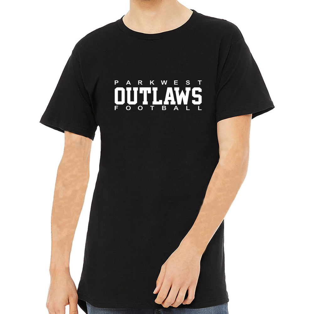 Black - Parkwest Outlaws logo