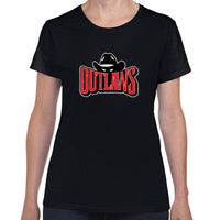 Ladies - Black - Outlaws Hat logo