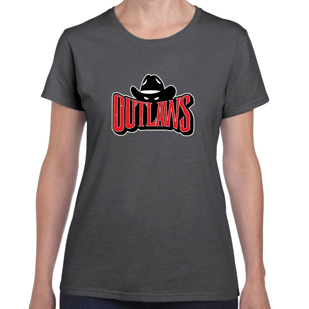 Ladies - Dark Heather - Outlaws Hat logo