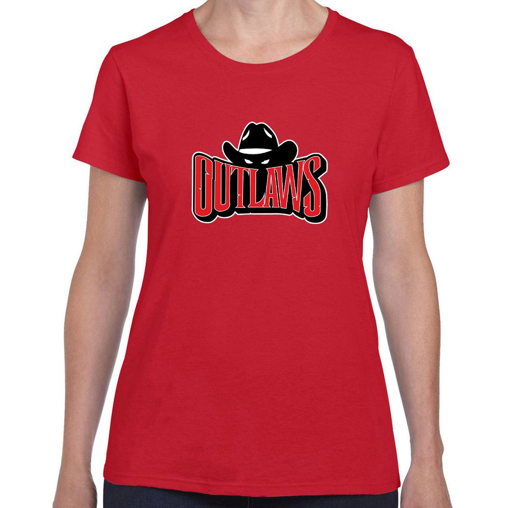 Ladies - Red - Outlaws Hat logo