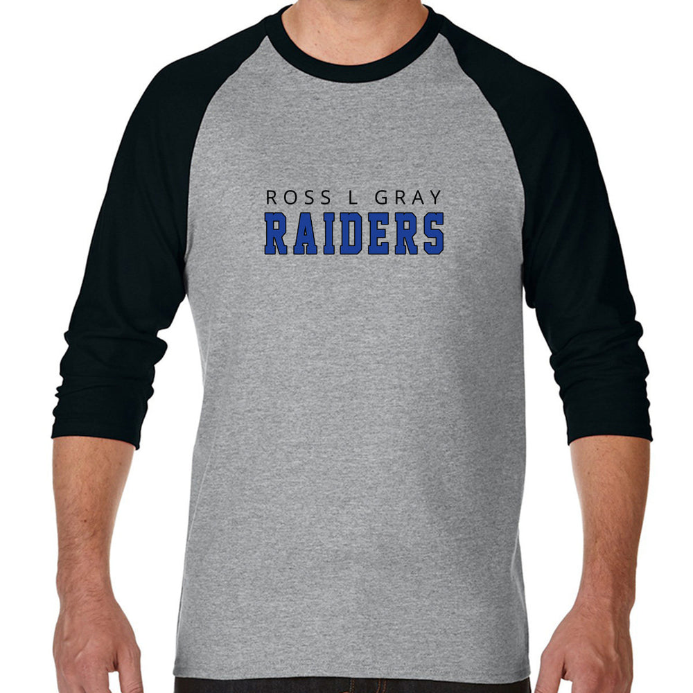 Sport Grey/Black - RLG Raiders logo