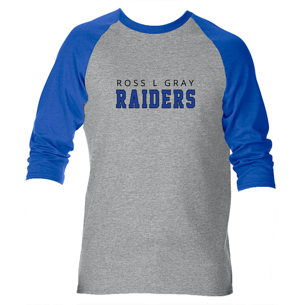 Sport Grey/Royal - RLG Raiders logo