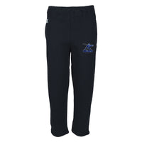 Open Bottom Sweatpants - Black - École Guyot Logo 2