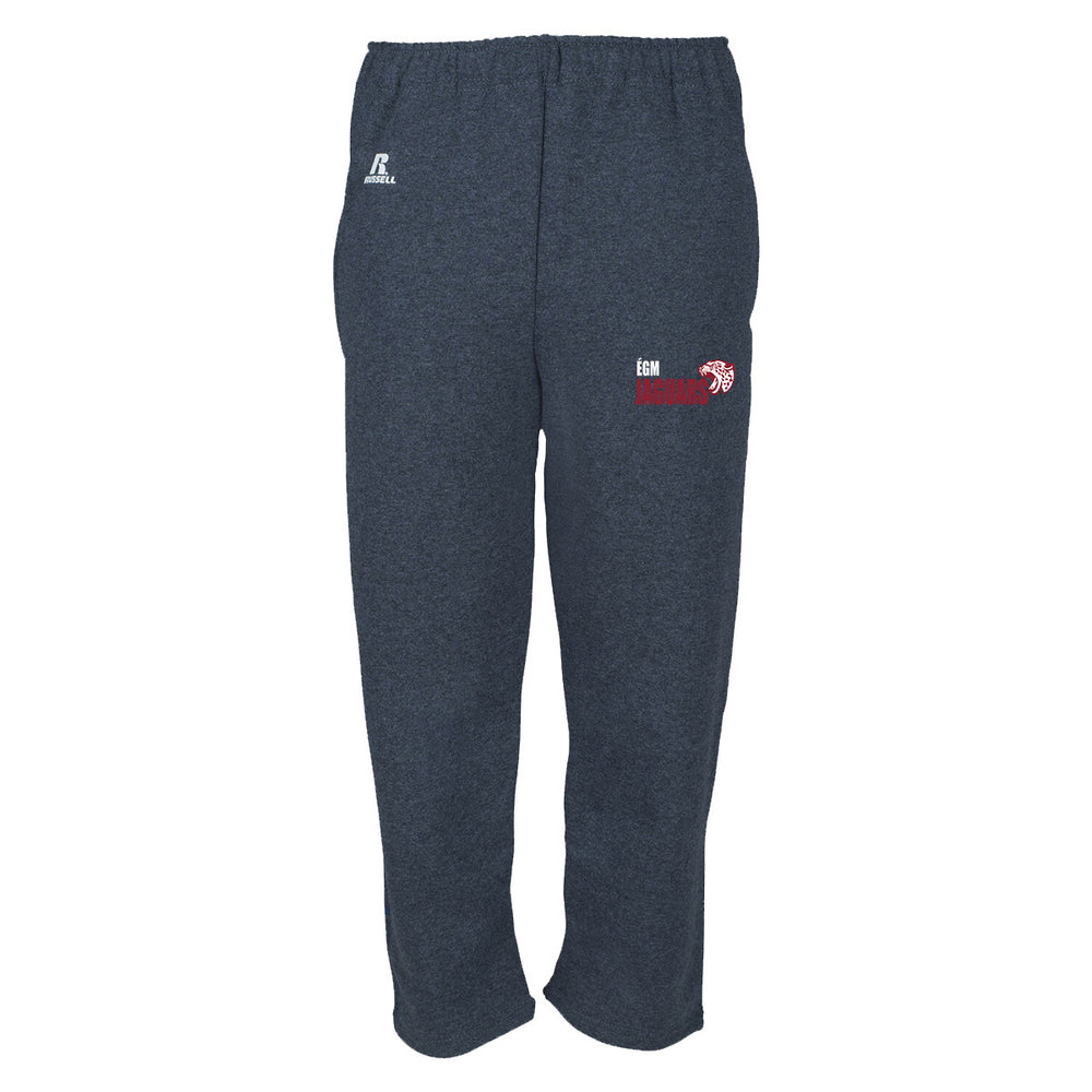 Open Bottom Sweatpants - Black Heather