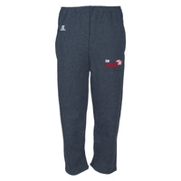 Open Bottom Sweatpants - Black Heather