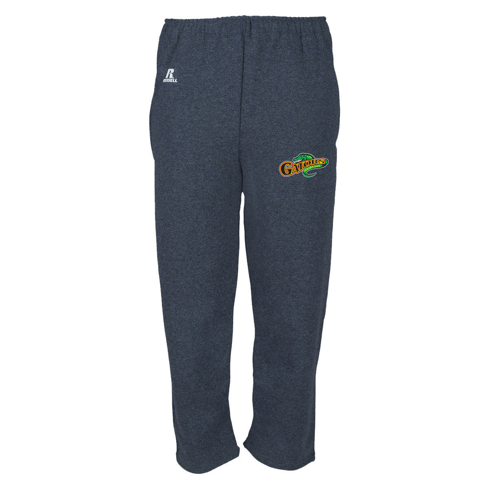 Open Bottom Sweatpants - Black Heather 