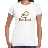 Ladies (Softstyle) White - Les Béliers logo