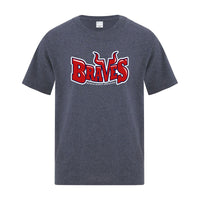 Heather Navy - Braves logo 