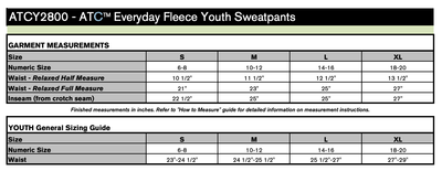 ATC Everyday Fleece Sweatpants - YOUTH ATCY2800