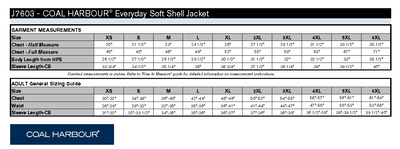 COAL HARBOUR Everyday Soft Shell Jacket (no hood) - YOUTH Y7603