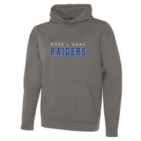 Adult Coal Grey - RLG Raiders logo