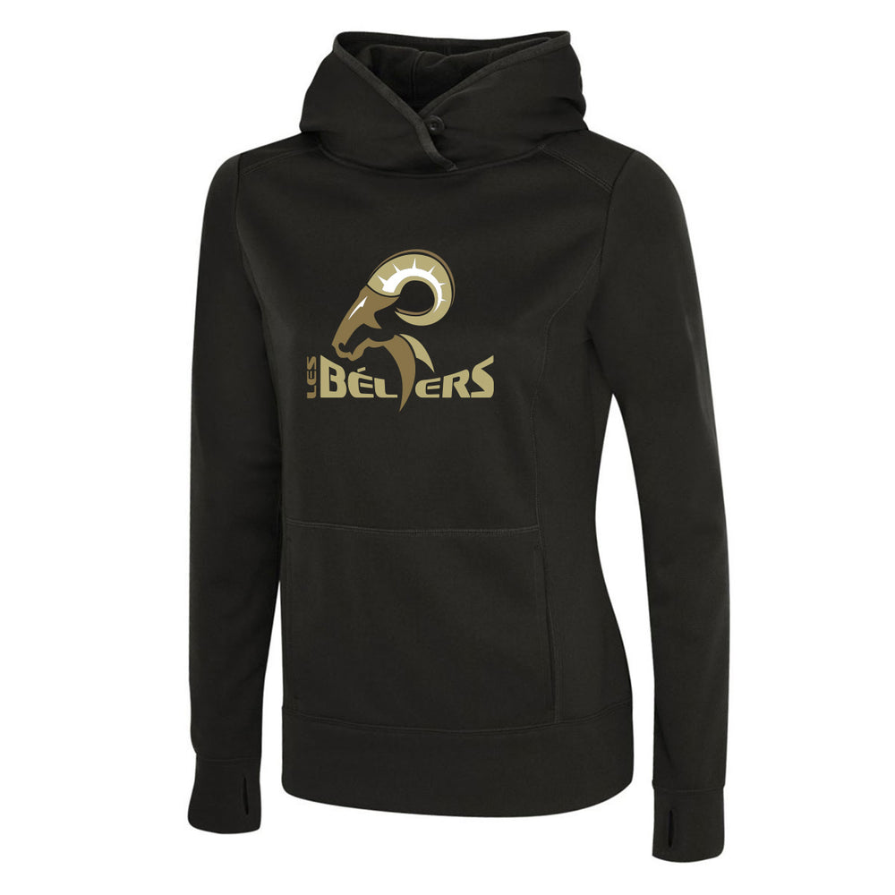 Ladies Black - Les Béliers logo