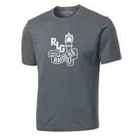 Adult Crew Coal Grey - RLG Torch logo