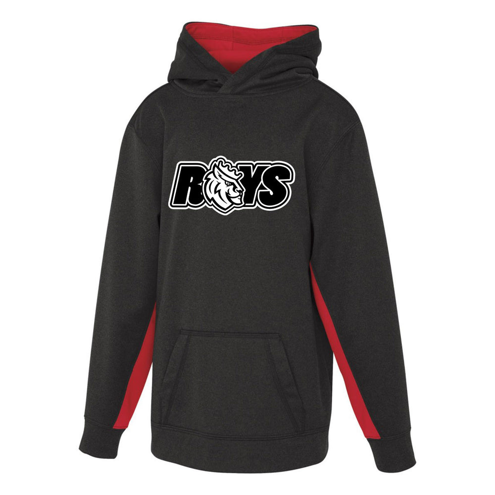 Charcoal/True Red - Roys logo