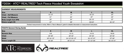 ATC Realtree® Camo Pullover Hoodie - YOUTH Y2034