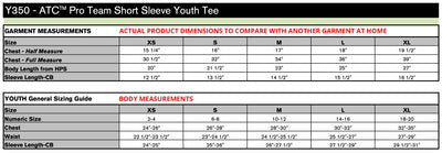 ATC Pro Team™ Performance Shirts - YOUTH/UNISEX (2 Styles) Y350/Y350LS