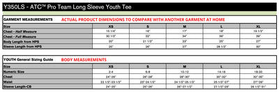 ATC Pro Team™ Performance Long Sleeve Shirt - YOUTH/UNISEX Y350LS