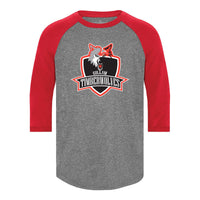 Charcoal Heather/True Red - Gillam Shield