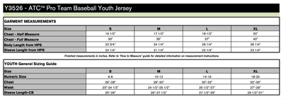 ATC Pro Team™ Raglan 3/4 Sleeve Performance Shirt - YOUTH Y3526