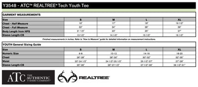 ATC Realtree® Camo T-shirt - YOUTH Y3548