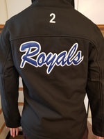 EXAMPLE: Royals appliqué on back